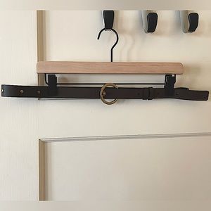 CAbi Studded Leather Brown Brass Belt Passion Ring
Adjustable Size Large